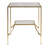 Lyon Glass Top End Table