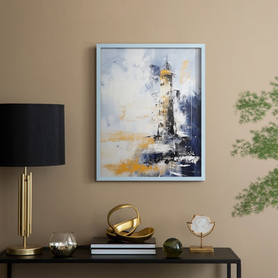 «NAUTICAL Series», impression encadrée en bois massif
