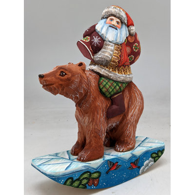 Figurine de chef-d'œuvre d'ours grizly