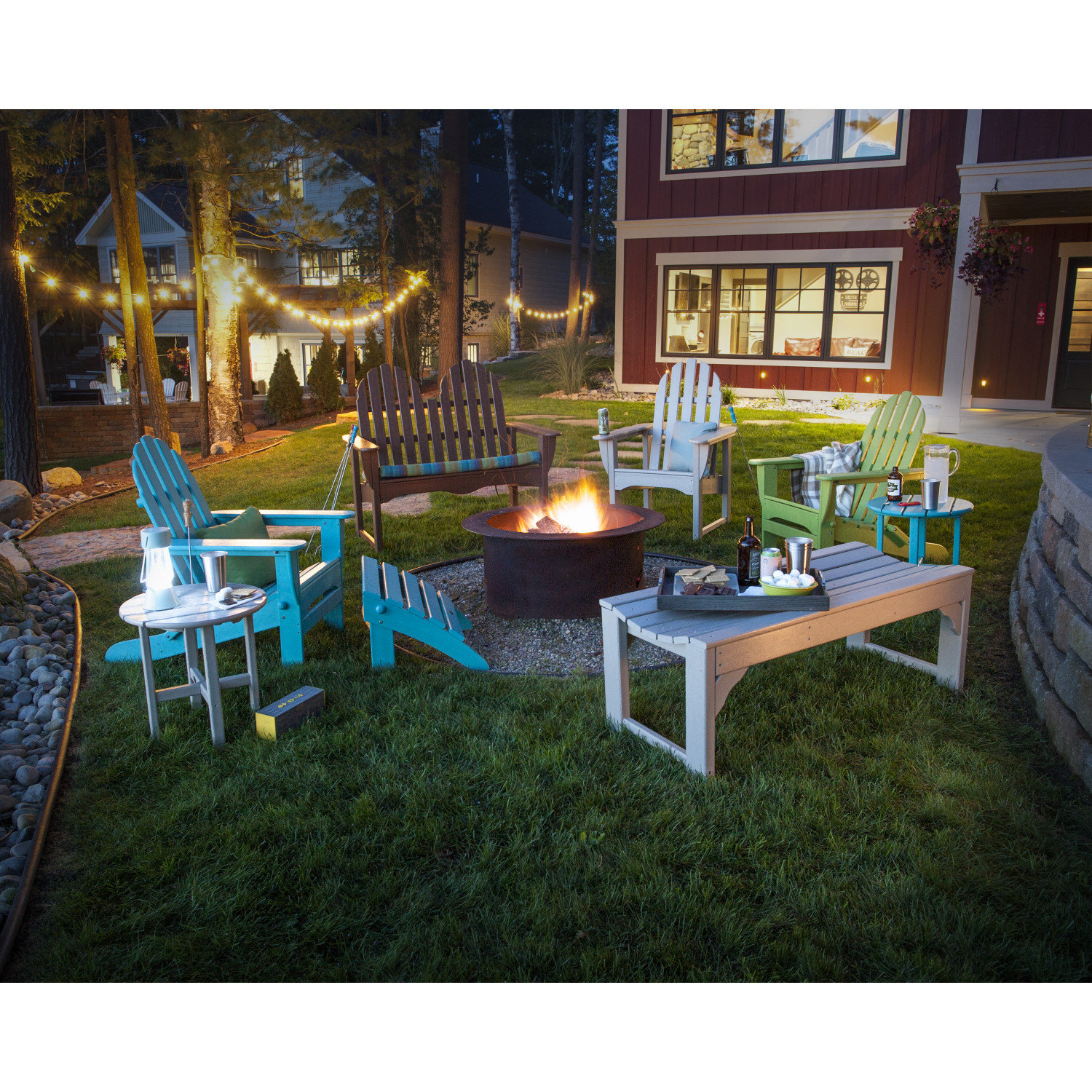 POLYWOOD® Classic Adirondack Chair, Aruba