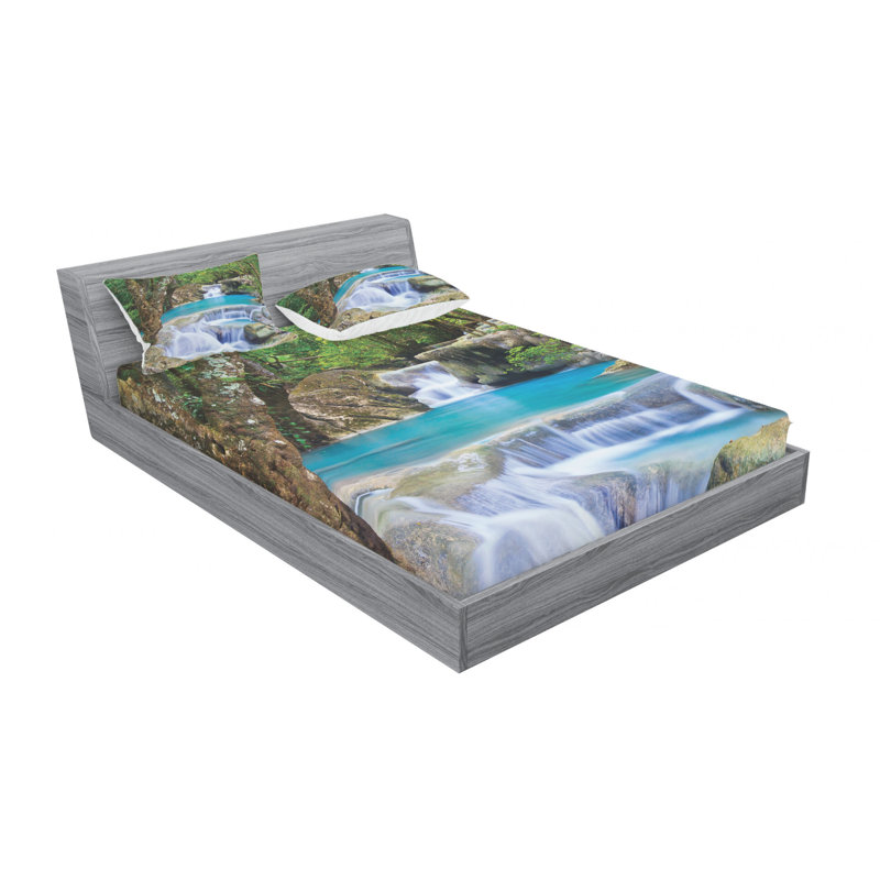 Microfiber Sheet Set, Full Sheet Set with Fitted Sheet