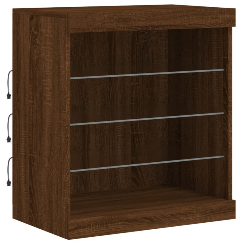 Basilina 60.5cm Sideboard, Brown Oak