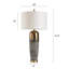 Lampe de table 41 po Caitlinn