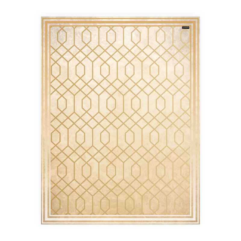 Bynoe Geometric Kitchen Mat, Rectangular 136 x 203cm