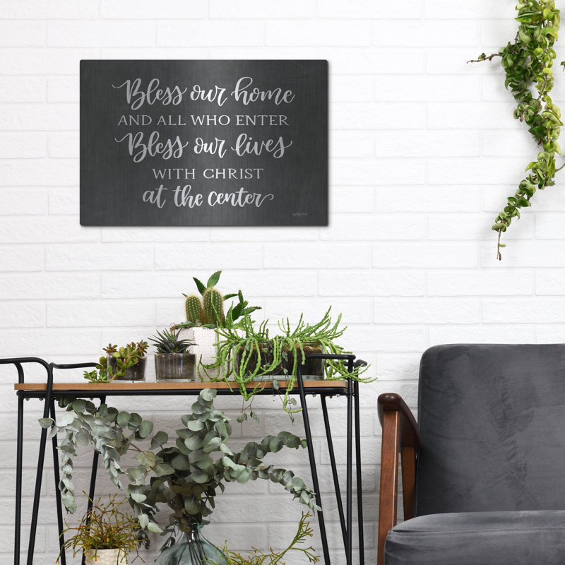 «Bless Our Home» par imperfect Dust, H 12 po x l 16 po
