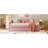 Twin Size Upholstered Daybed In Pink With Foldaway Trundle Bed And Atmosphere Attractive Illuminated Feature Foldable-1050122677-1050122675