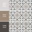 Riviera Octagon Garde Gris W/Taco 7-7/8 In. X 7-7/8 In. Porcelain Floor And Wall Tile-833188868
