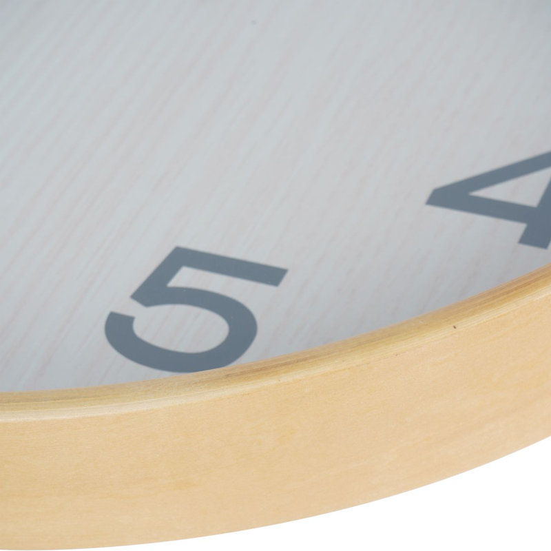 Shoheb Solid + Manufactured Wood Wall Clock