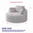 Boneless Sponge Single Sofa,fluffy Modern Sleeper Chair-1897849655-1897849658
