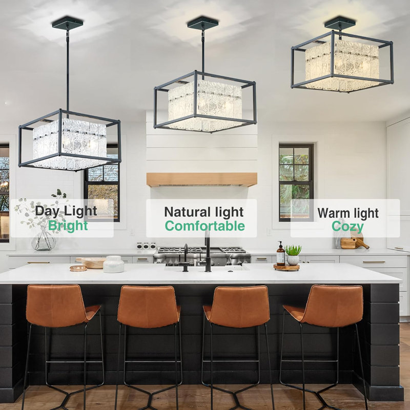 Jesal 4 - Light Rectangle Chandelier