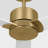 Rozzen Smart 60-inch indoor/outdoor ceiling fan in Burnished Brass with Matte White blades from Visual Comfort Fan-492969568-492969569