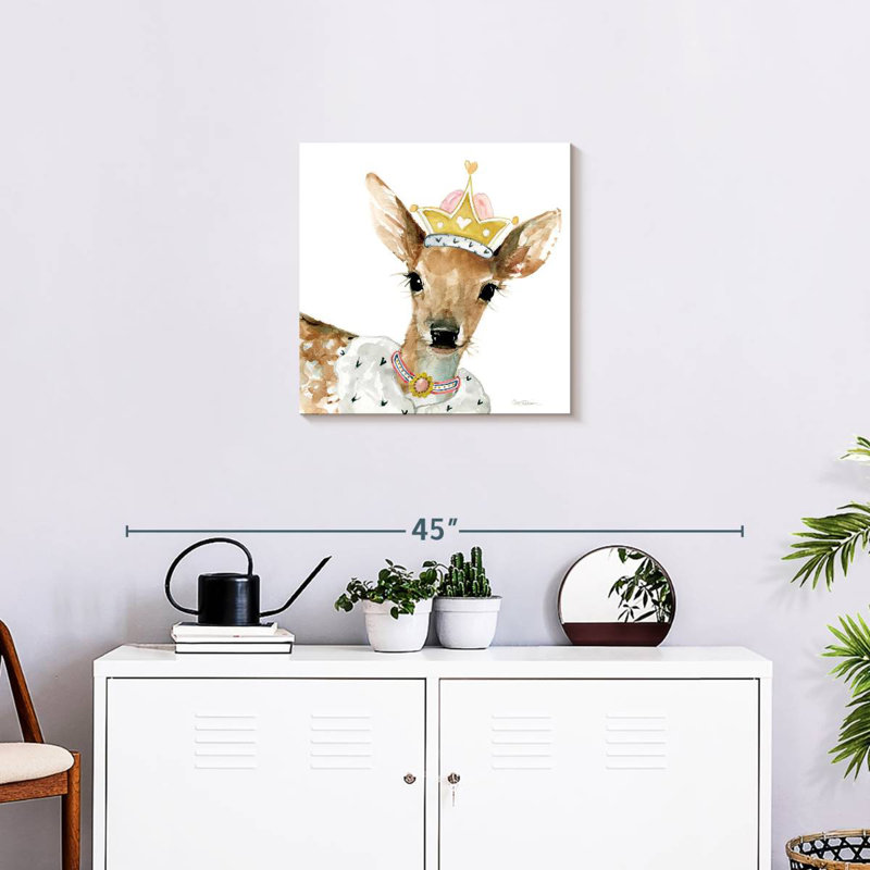 Cerf glamour, H 20 po x l 20 po