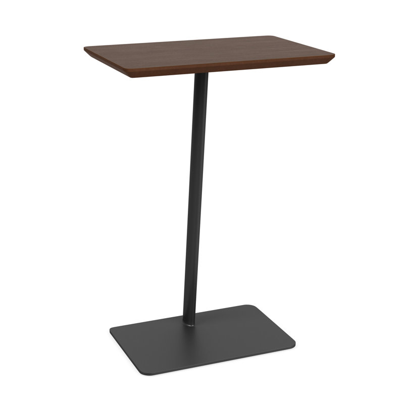 Pieds de table Darsey, Gris anthracite, Noyer Riftwood
