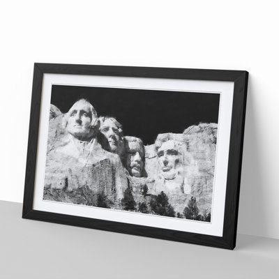 Mount Rushmore - Picture Frame Painting