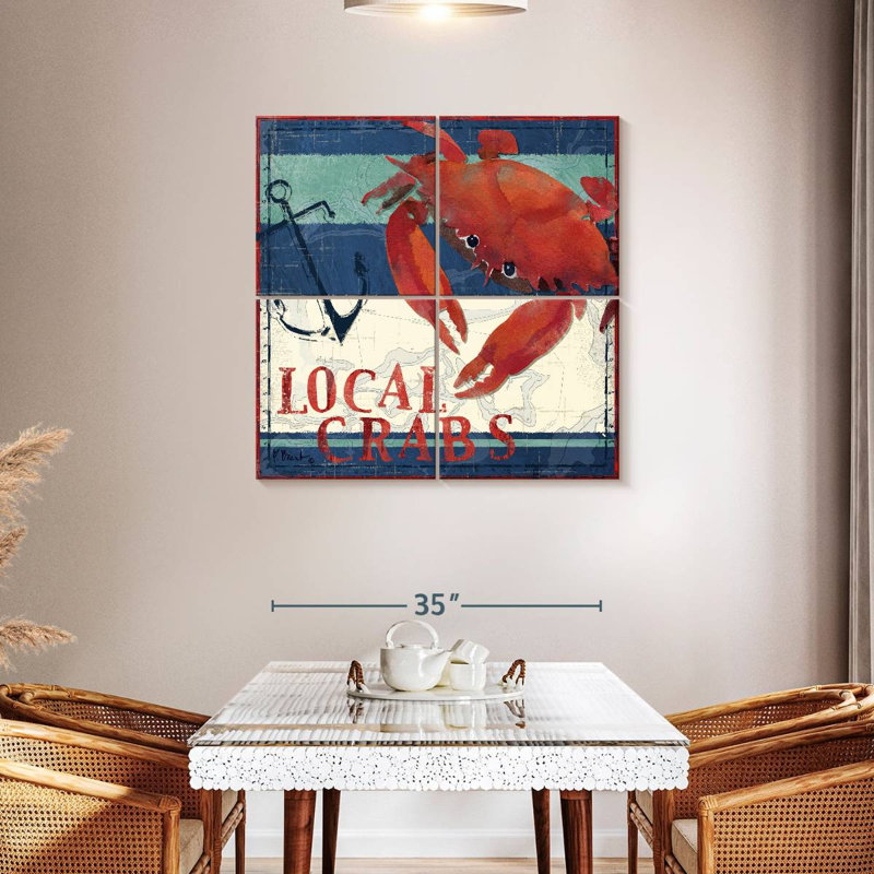 Brampt Deep Sea Crab, 38'' H x 38'' W
