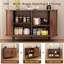 Buffet Audila l 47 po à bord arrondi et porte coulissante