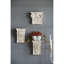 Tablette murale 5,1 x 4,7 x 9,3 po blanc antique