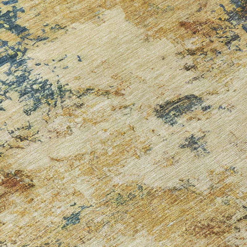 Machine Washable Indoor/Outdoor Chantille ACN2363 Abstract Rug, Rectangle 3' x 5'