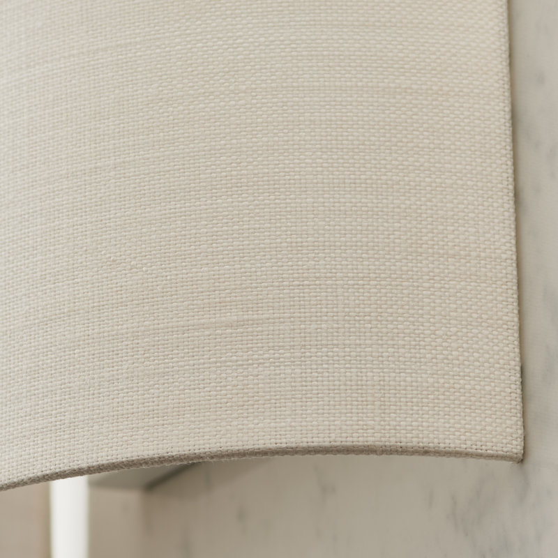 Paige Steel Flush Mounted Sconce, Vintage White