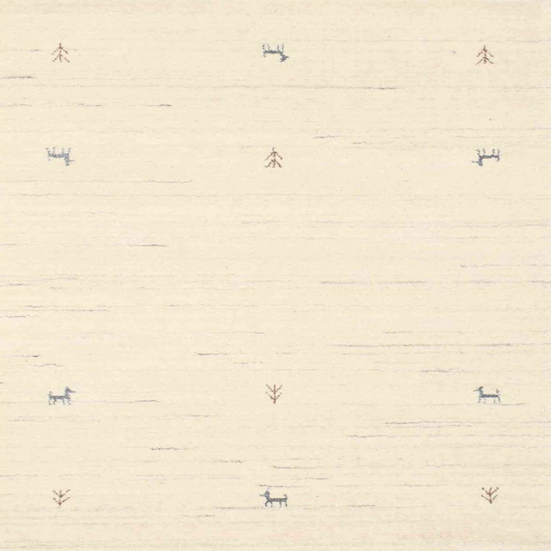 Tapis beige Vanna, Carré 7 pi