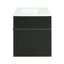 Meuble-lavabo mural 36 po avec lavabo mural 36 po, 3 tiroirs et portes à fermeture en douceur-131427372
