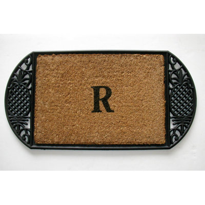 Tapis de porte d'extérieur Tuffcor avec bordure 36 po x 18 po