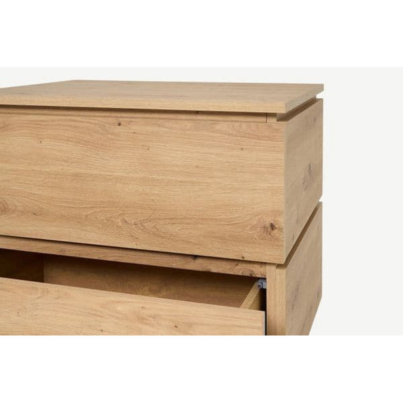 60cm W Manufactured Wood Bedside Table