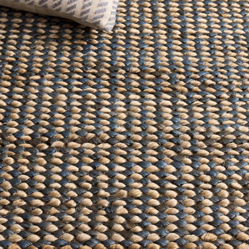 Natural Fiber Couture 110 Hand Woven 80% Jute; 20% Cotton No Pattern Rug, Rectangle 3' x 5'