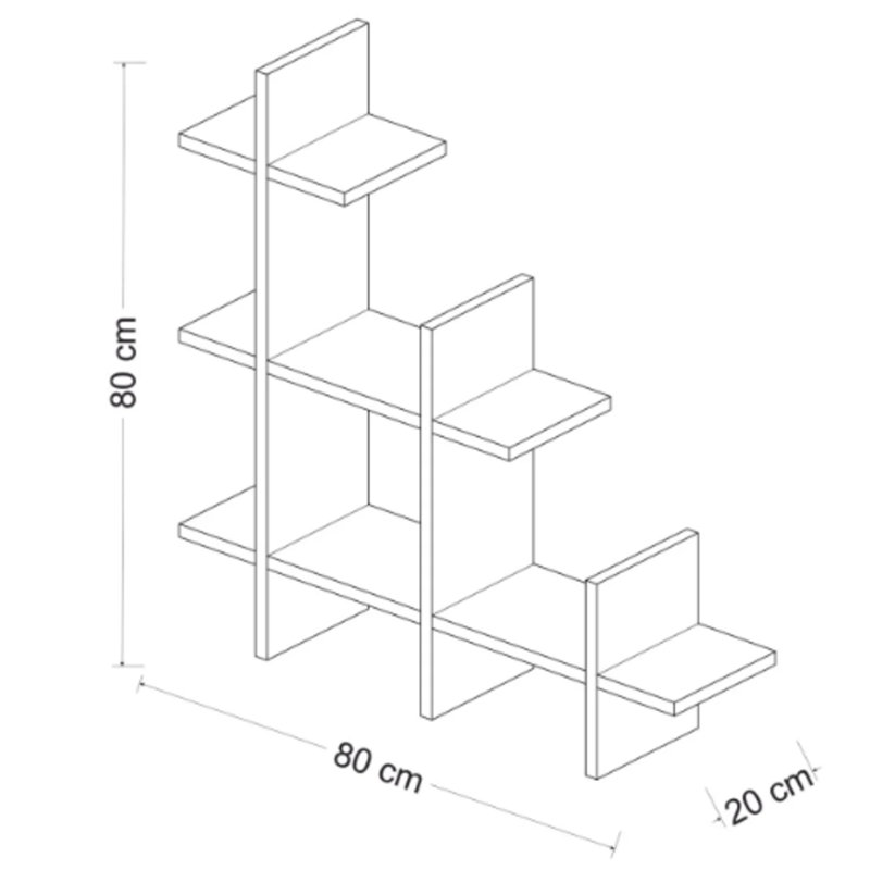 3 Piece Floating Shelf