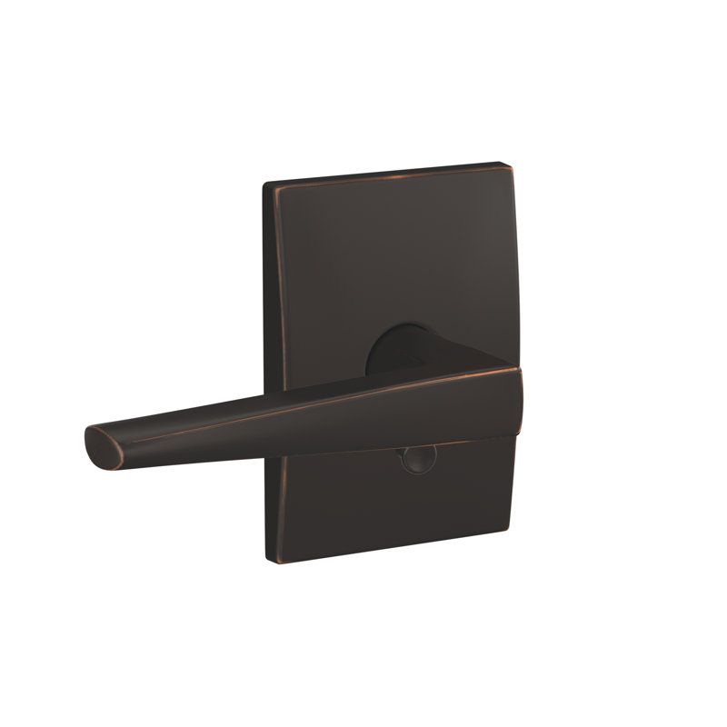 Custom Eller Hall-Closet and Bed-Bath Lever with Century Trim, Aged Bronze
