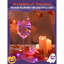 Guirlandes d'Halloween fonctionnant à piles avec minuterie, guirlandes orange et mauves pour l'extérieur 9,8 pi 30 DEL, décorations d'Halloween pour les allées de fête pour l'extérieur-132727578