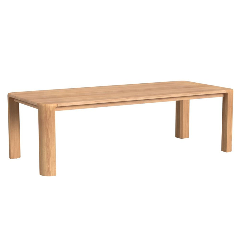 Natural Teak Outdoor Teak Dining Table