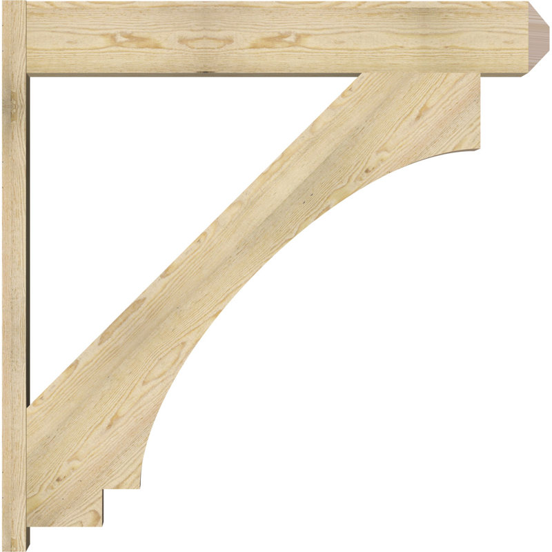 Persienne impériale, Sapin Douglas de 8 po (sciage brut), P 46 po x H 46 po