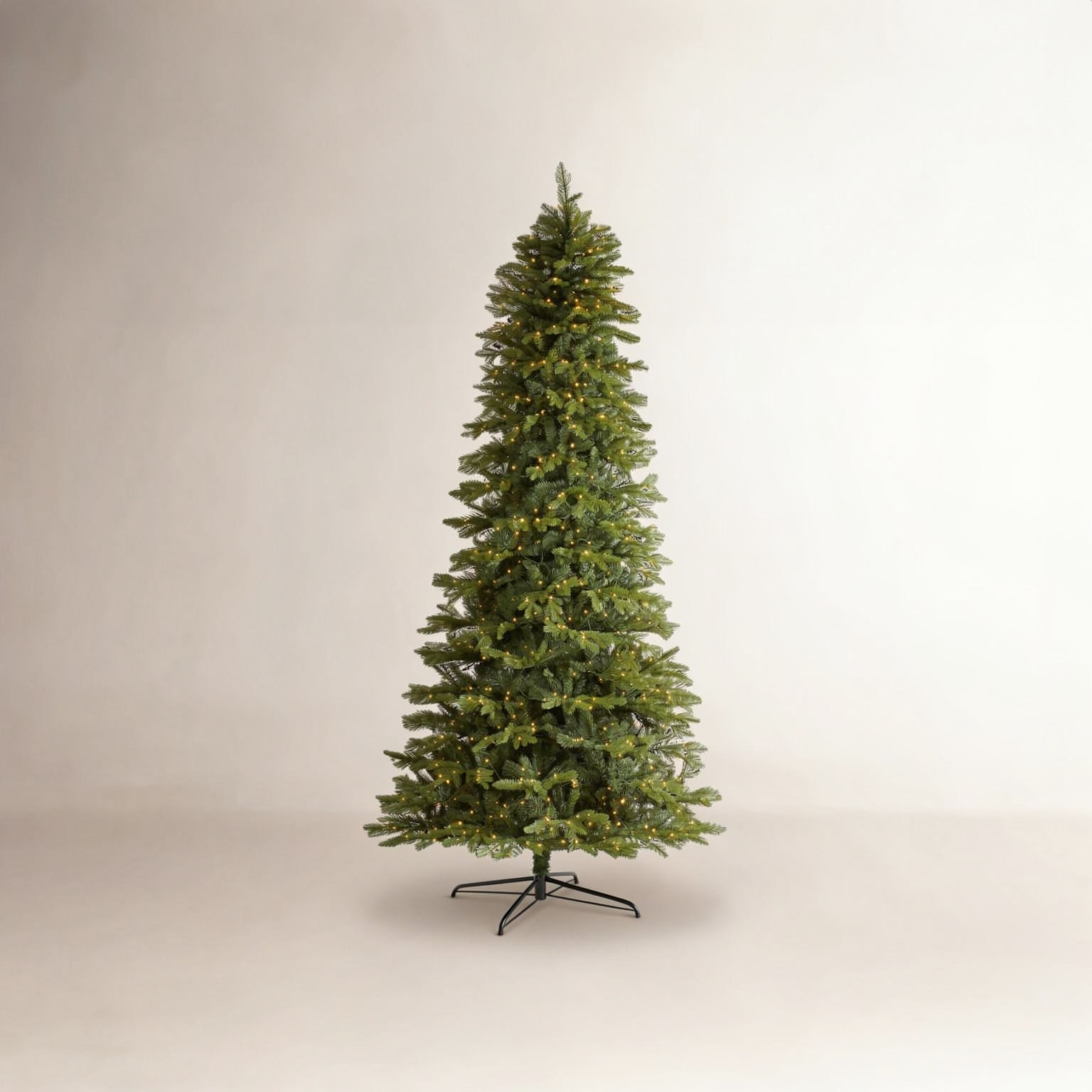 Lighted Artificial Christmas Tree, 10' H