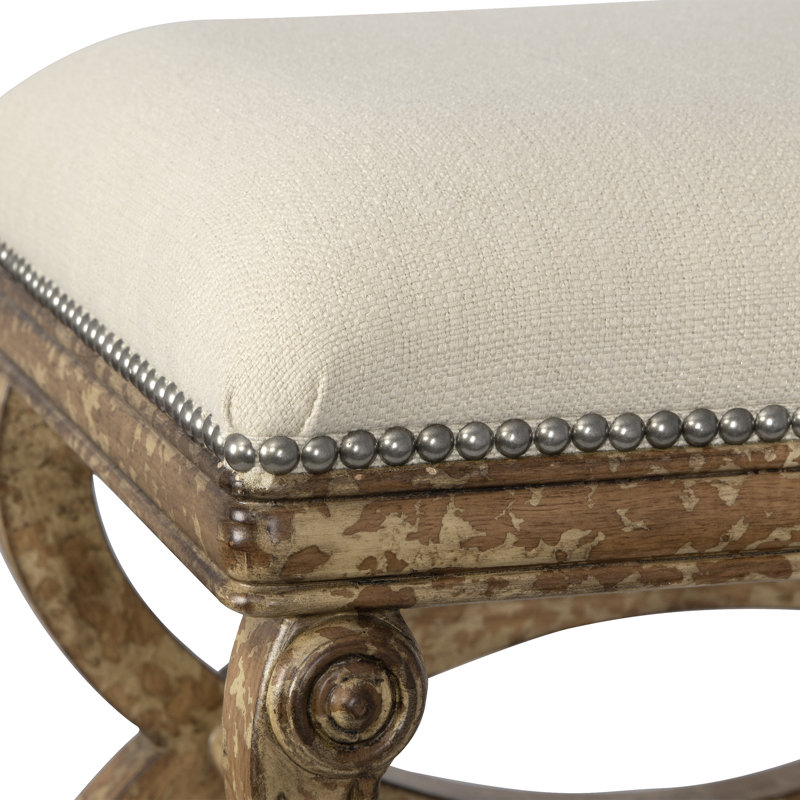Papke Solid Wood Accent Stool