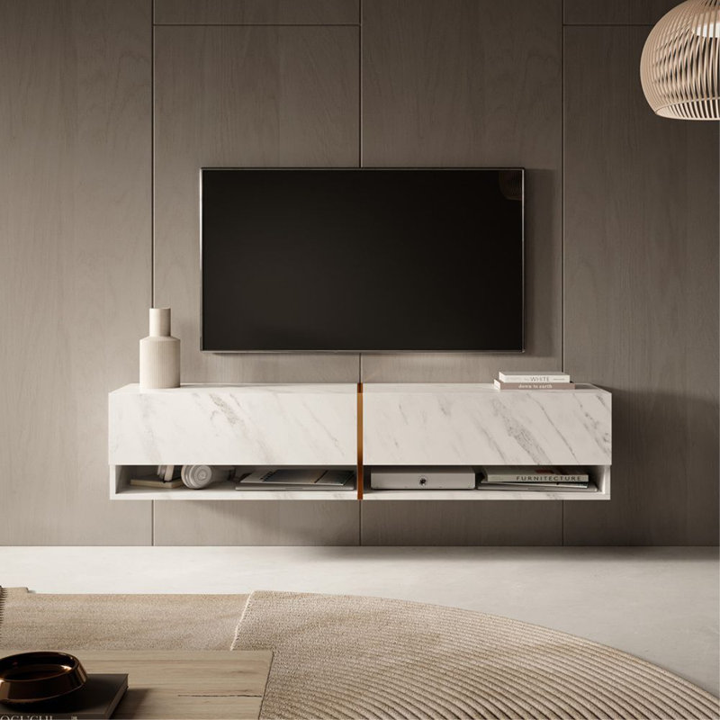 Lindcove Unfinished TV Stand for TVs up to 60", White