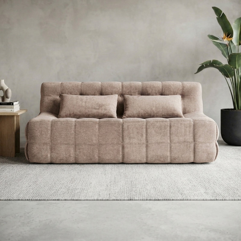 Canapé simple 32 po Cloud, sans assemblage requis Canapé à siège profond confortable pour salon, chambre à coucher, appartement | 1 place
