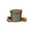 Wicker Storage Basket with Lining-1565426962-1565426960