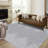 Modern Machine Washable Rug with Rubber Backing for Living Room Non-Slip Dining Room Rug Easy-Cleaning Floor Carpet for Bedroom Office Playroom_OKPHO_166K_Striped_Gray-637254913