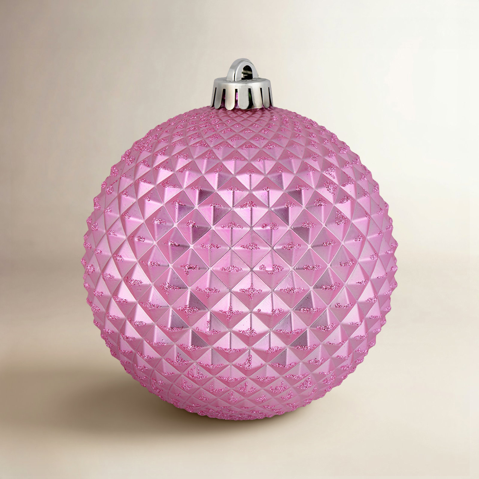 4" Shatterproof Bauble, Pink