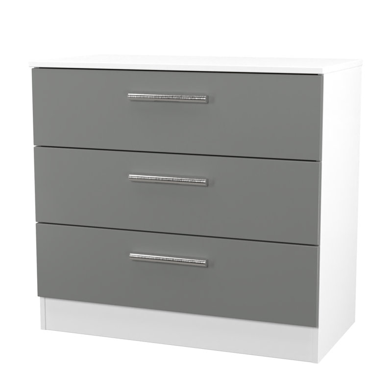 Bernay 74 cm W Chest of 3 Drawers