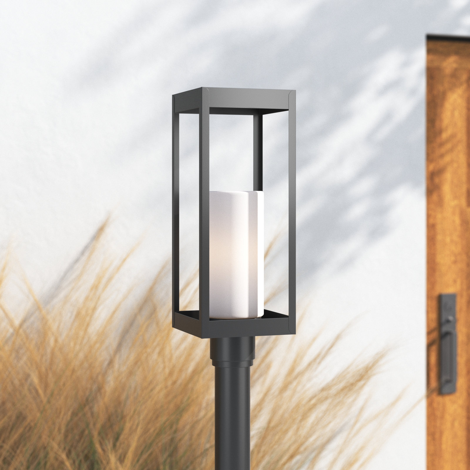 Saida Frosted Outdoor Lantern Head