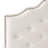 Tufted Upholstered Headboard With Durable Metal Legs-1008109239