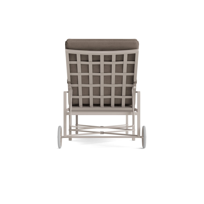 Venetian Outdoor Chaise Lounge, Fusion Moccasian, Dove Smooth
