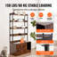 Meuble à litière en bois avec 4 tablettes Harlei