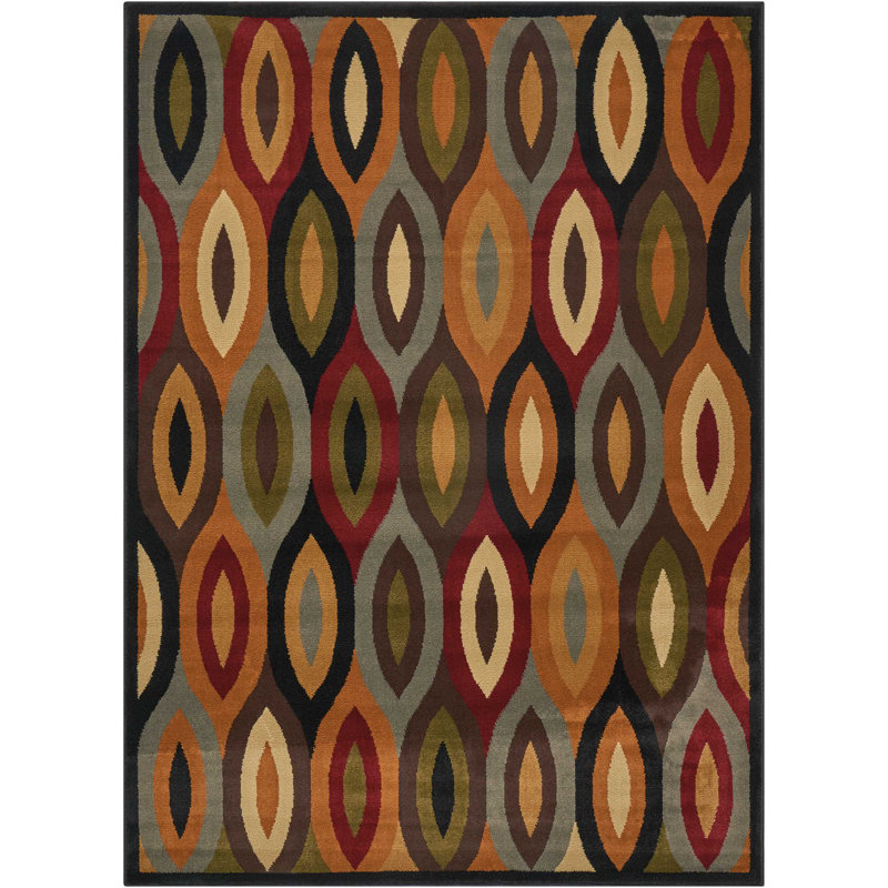 Seburn Abstract Indoor Rug, Rectangle 7'10" x 10'6"