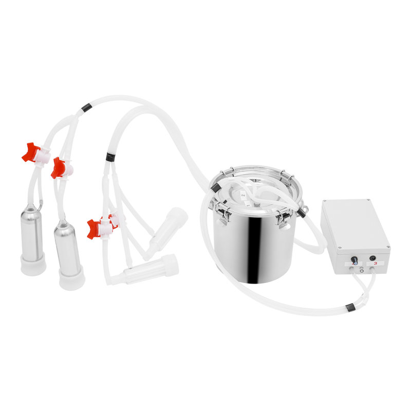 Machine à traire électrique pour vache avec seau de 5 L / 1,32 gallons