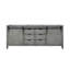 Ash Grey Double Bath Vanity 80 in. W x 22 in. D