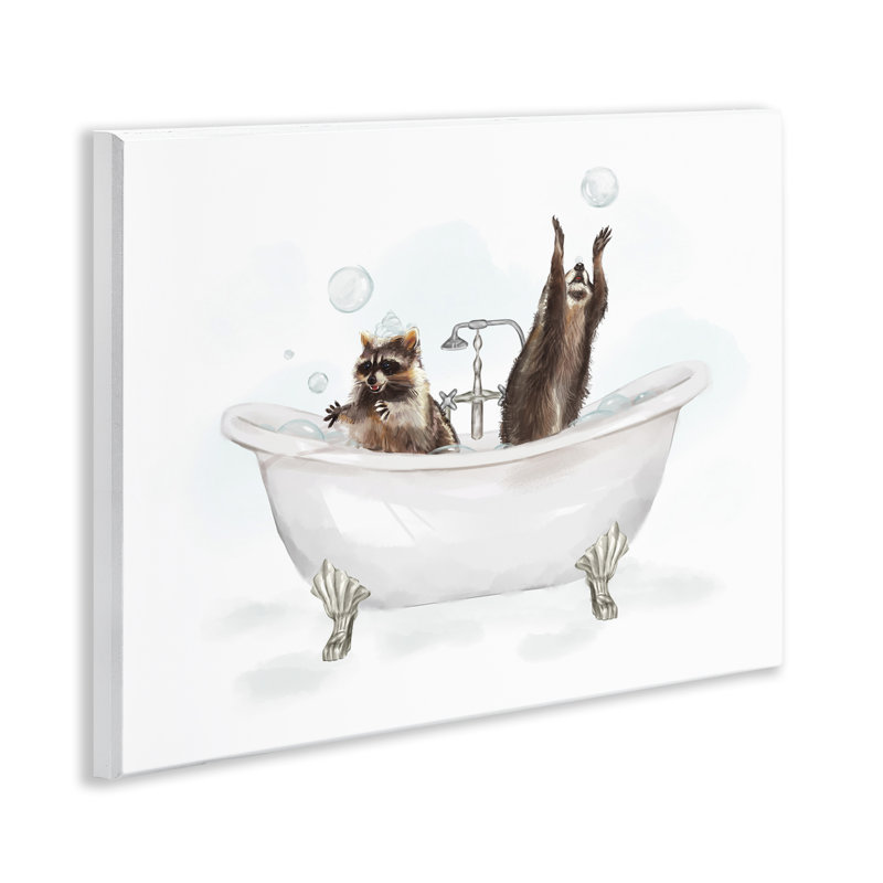Art mural, "Ratons laveurs" par Ziwei Li