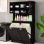 Armoire de salle de bain noire. E1 Build, capacité de 150 lb. Maximisez l'espace avec 2 tablettes réglables. Organisez les sacs amovibles. Poignée carrée distincte. Peinture pour une finition impeccable. Tracas-937039315